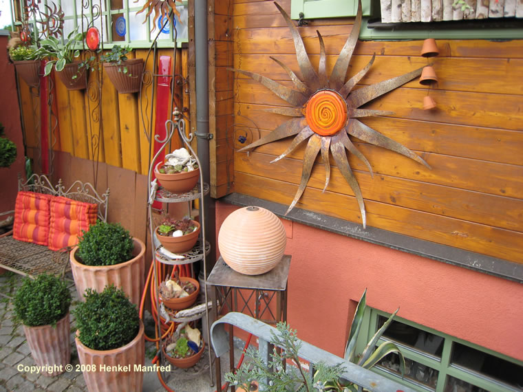 unser_garten Manfreds Gartentr&auml;ume Garten Kunst Dekoration Bild05